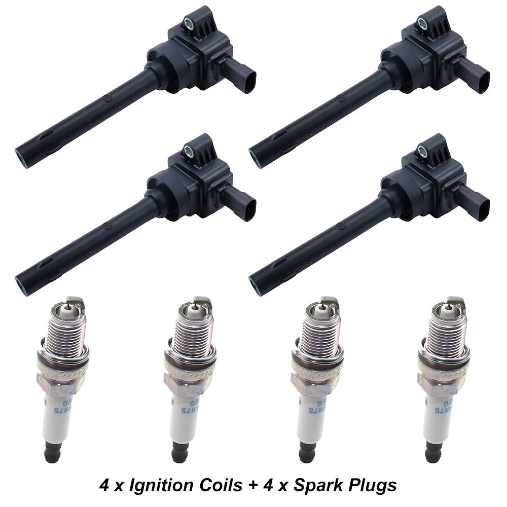 Ignition Coils + Spark Plugs Kit For HAVAL H6 1.5 2013- H2 H2S GREAT WALL C50  HOVER H6 F01R00A052 3705100-EG01T 3705100-F0000 sayaragear