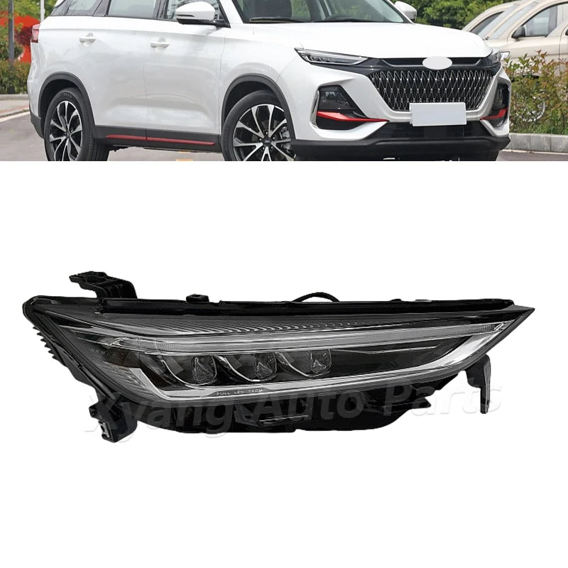 For Changan Oshan X7plus DRL LED Daytime Running Light Front Bumper Lamp Fog Light Auto Parts sayaragear