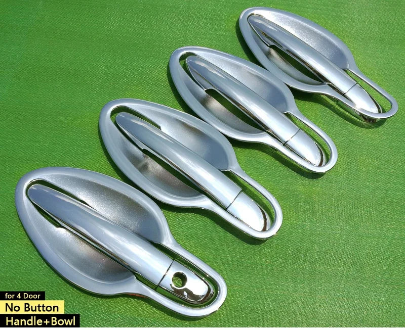 for Mazda 3 Axela 2014 - 2018 BM Luxurious Chrome Door Handle Cover Trim Set 2015 2016 2017 Car Accessories Stickers Car Styling sayaragear