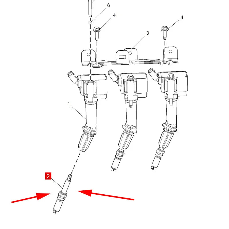 10427930 Original spark plug assembly For SAIC MG RX5 EMAX 360 RX5 MAX PLUS HS ONE MG5 MG6 GS 1.5T GT 1.4T ZS 1.0T sayaragear