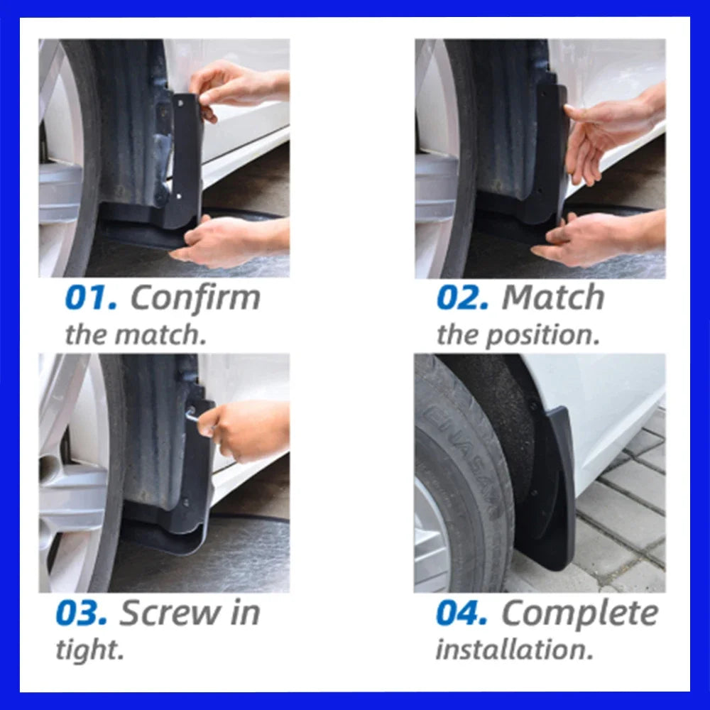 Mudguards fit for Hyundai Tucson ix35 LM 2010 2011 2012 2013 2014 2015 Car Accessories Mudflap Fender Auto Replacement Parts sayaragear