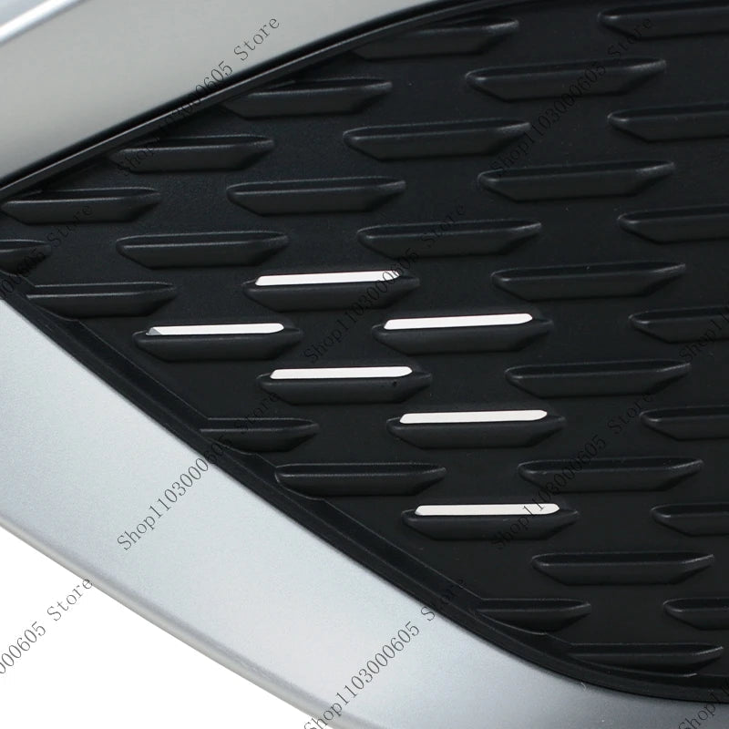 For Audi Q2 Q2L 2022 Automobile Accessories Front Bumper Fog Light Frame Grille Protection Cover 81D853681F 81D853053ATB2 sayaragear