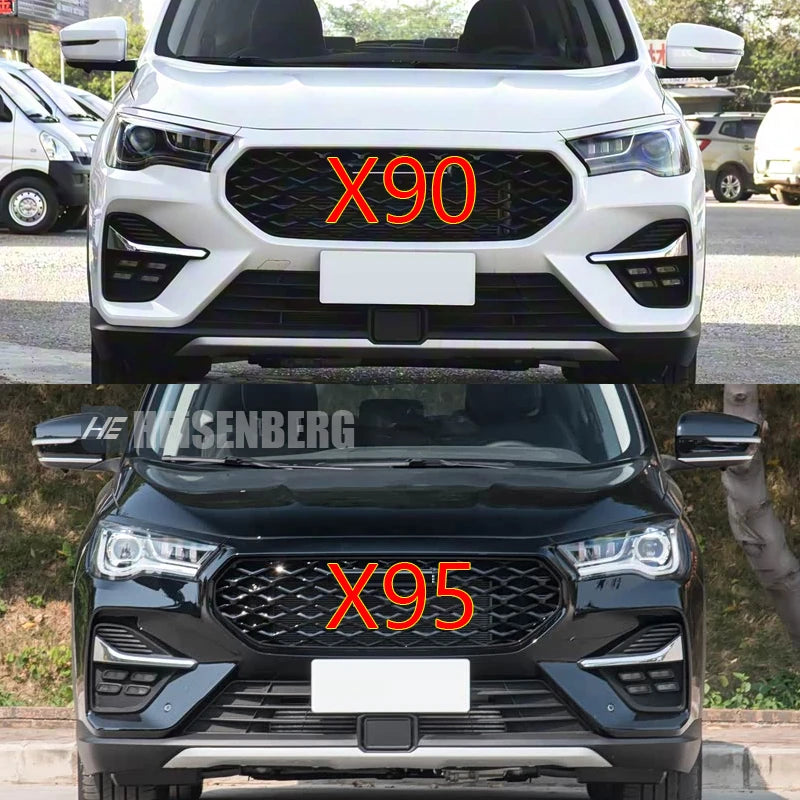 For Chery Jetour X90 X95 Front Fog Light Frame Fog Lamp Decorative Cover Front Strip Trim sayaragear