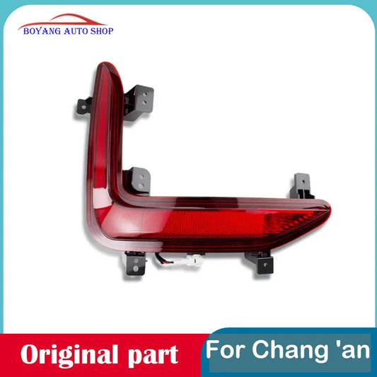 Original rear bumper lights, rear fog lights, red L-shaped taillights, reflectors, fog light strips For Changan CS95 2019-2021 sayaragear