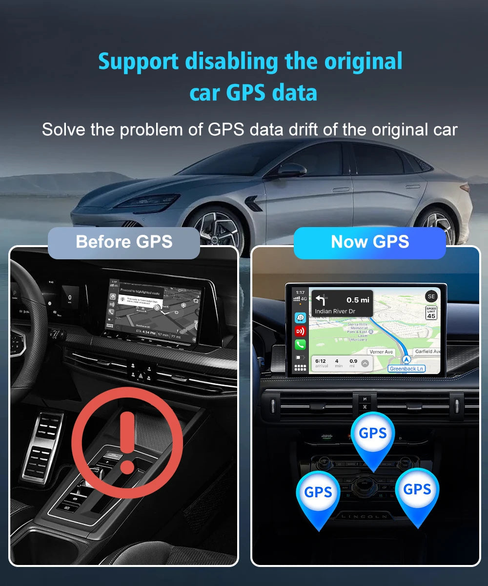 CarlinKit 5.0 & CarlinKit 4.0 Wireless CarPlay Android Auto Waze Music Spotify Auto For Audi Golf Peugeot Mazda KIA Mercedes MG sayaragear