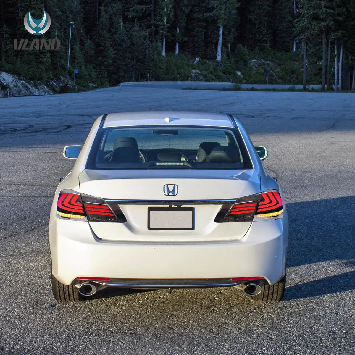 Vland 13-17 Accord 9th Gen Sedan LED Tail Lights With Sequential Turn Signal sayaragear