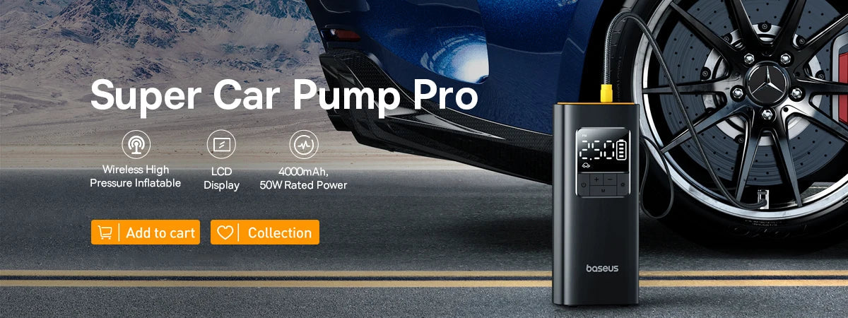 Baseus 600A Jump Starter 6000mAh Car Battery Charger for Auto Emergency Power Bank Booster Starting Device Car Jump Starter sayaragear