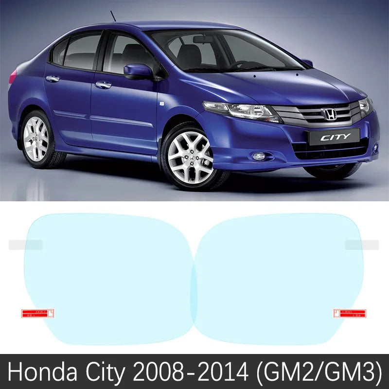 for Honda City 2008~2019 GM2 GM3 GM6 Full Cover Anti Fog Film Rearview Mirror Rainproof Clear Anti-fog Films Car Accessories sayaragear