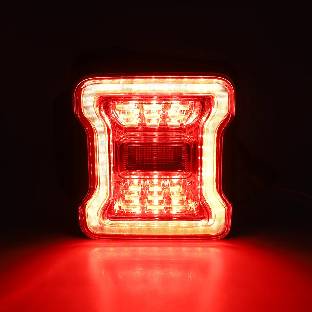 for Jeep Wrangler JK 2007-2018 LED Tail Light Taillight Assembly Rear Lamps Brake Reverse Light Daytime Running Lights sayaragear