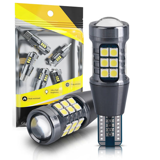 2pcs Super Bright W16W T15 921 LED Bulbs Canbus Car Light High Power 3030SMD No Error For Tail Signal Lamp Backup Reserve Lights sayaragear