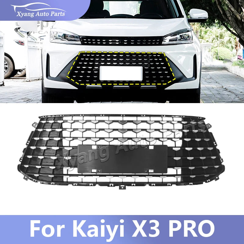 Lower radiator grille Front Bumper Central Grille For Chery Cowin Showjet PRO Kaiyi X3 Pro F01840102001AA sayaragear