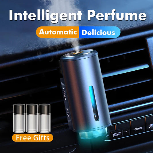 Car Electric Air Diffuser Aroma Car Air Vent Humidifier Mist Aromatherapy Car Air Freshener For Removing Odors Car Accessories sayaragear