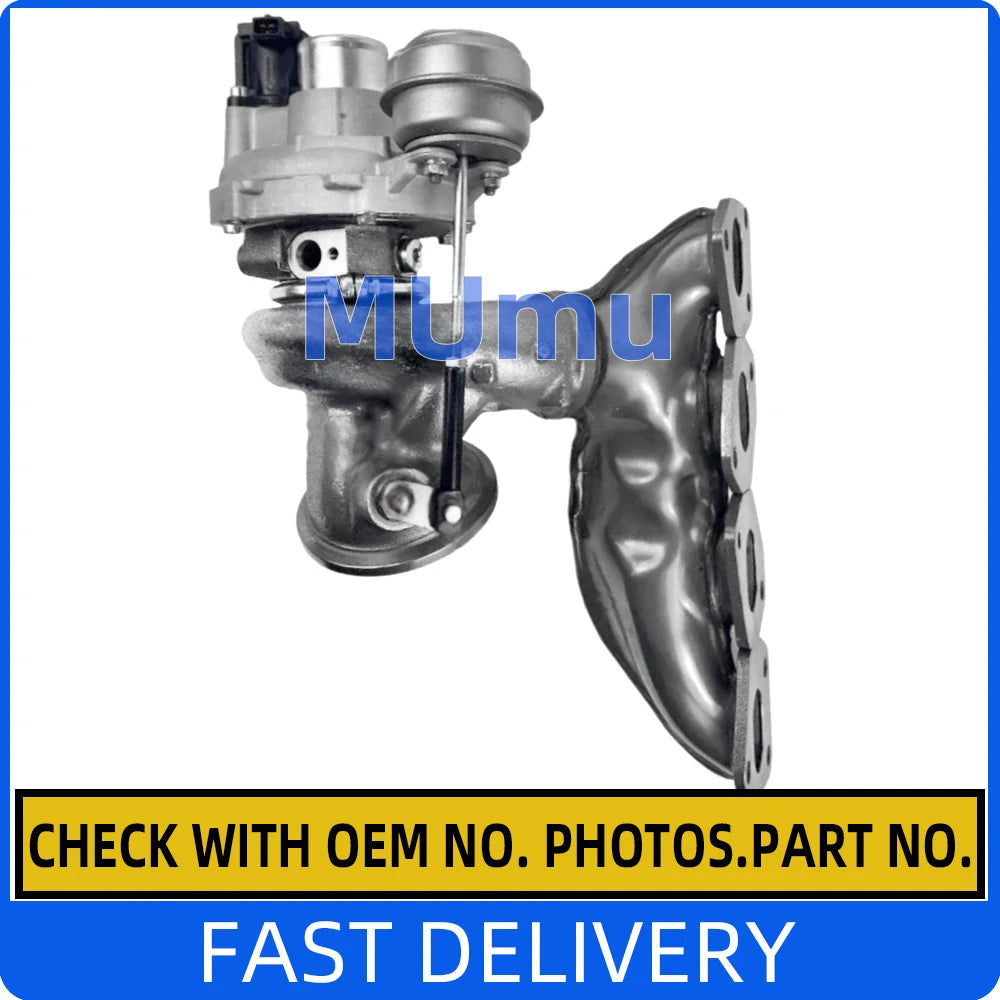 New Turbocharger MGT1549ZDL for BMW 114i 116i 1.6 100Kw 136HP 125Kw 170HP 11624501147 7606645AI04 11627645758 809200 sayaragear