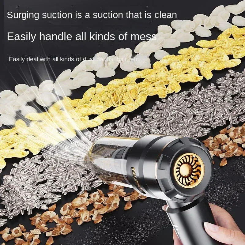 Car Vacuum Cleaner High Power Portable Handheld Wireless Brushless Motor Cleaning Machine Powerful Air Duster for Home Appliance sayaragear
