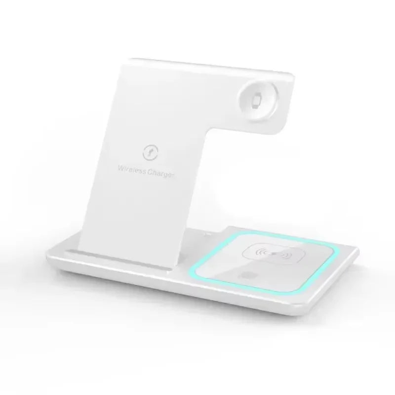 3 in 1 Wireless Charger Stand Pad Foldable Fast Charging Station Dock For iPhone 17 16 15 14 13 12 11 X 8 Apple Watch Airpods sayaragear