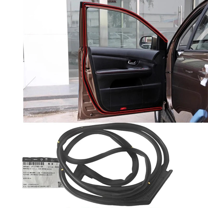 Window Glass Sealing Strip for BYD S6 Glass Adhesive Tape Rubber Seal Car Accessories 10722385-00  10722386-00 sayaragear