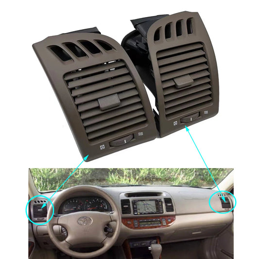 HAOCHEN-2 1 Pair Air Outlet Left Hand Drive Car Interior AC Air Grille Vent Cover Replacement For Toyota Camry XV30 2001 to 2006 sayaragear