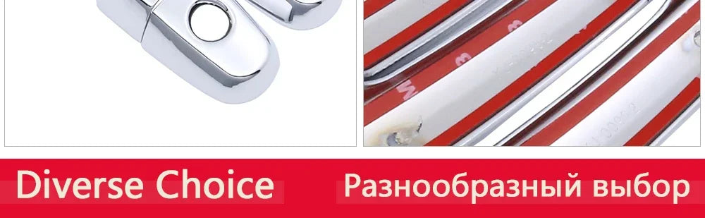 for Honda Civic 8 2006 2007 2008 2009 2010 2011 Luxurious Chrome Door Handle Cover Trim Catch Car Stickers Accessories Garnish sayaragear