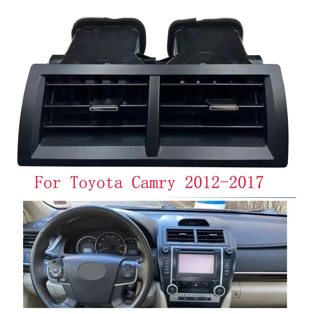 Air conditioning outlet（black）Air conditioning Rear Seat anti dust Outlet Cover For-TOYOTA 2012-2014 CAMRY sayaragear