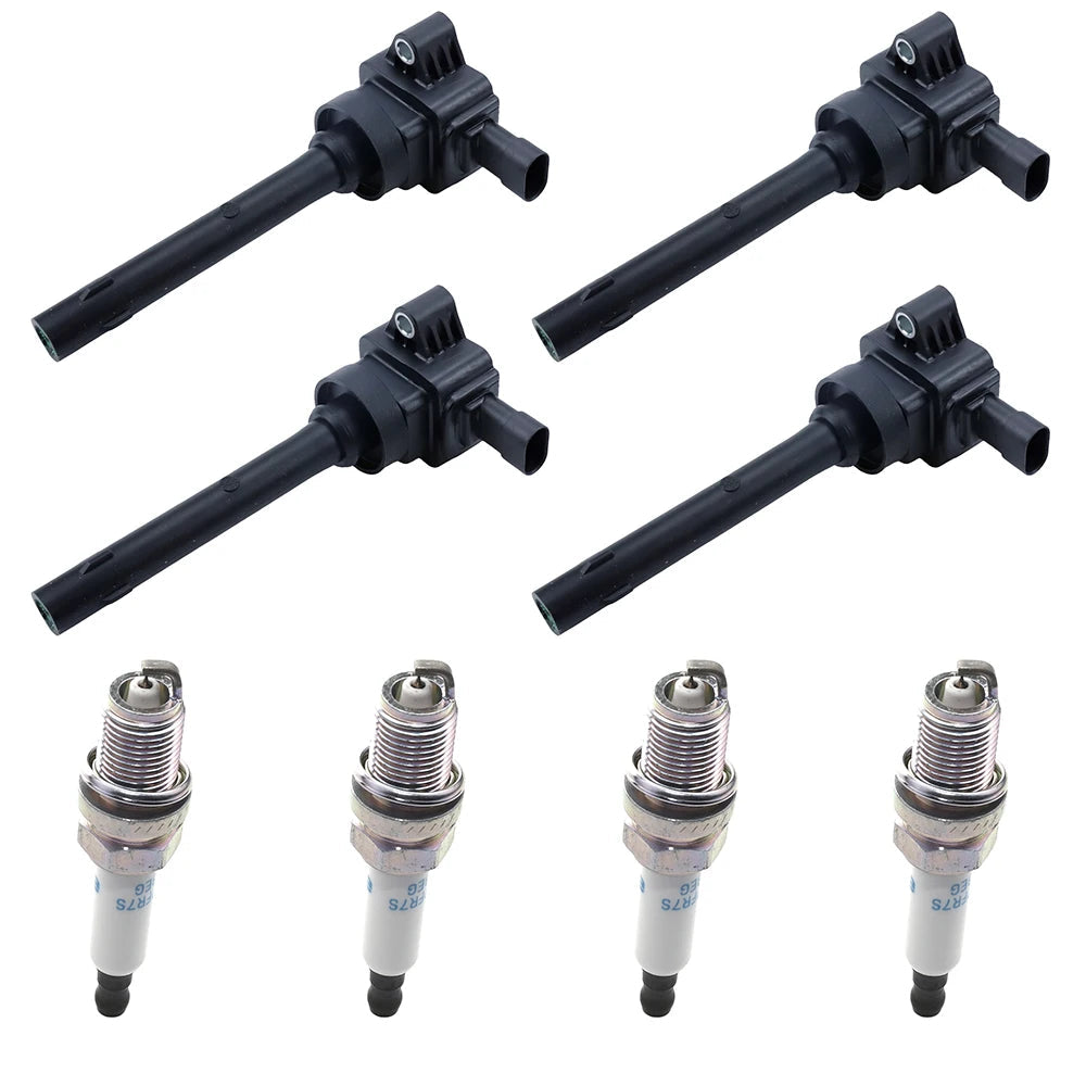 Ignition Coils + Spark Plugs Kit For HAVAL H6 1.5 2013- H2 H2S GREAT WALL C50  HOVER H6 F01R00A052 3705100-EG01T 3705100-F0000 sayaragear