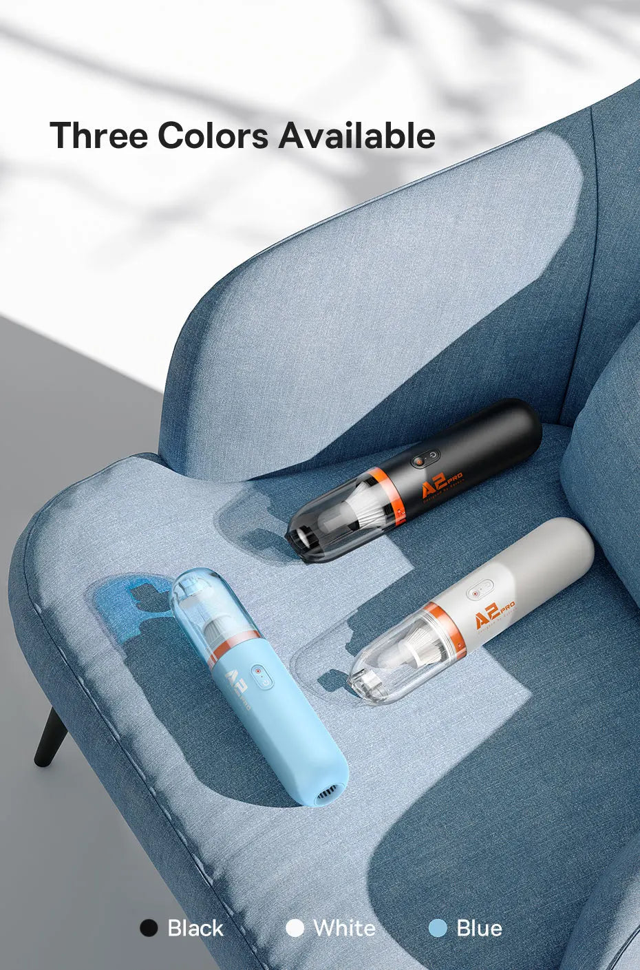 Baseus A2Pro Wireless Car Vacuum Cleaner 6000Pa Mini Air Blower Portable Handheld Vacuum Cleaner For Car Home Cleaning Accessory sayaragear