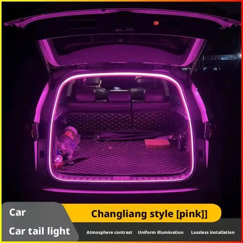 Sensor Tail Box Light Strip Ultra-Bright Car Trunk LED Car Interior Decorative Lamp Strip Automatic Atmosphere Light sayaragear