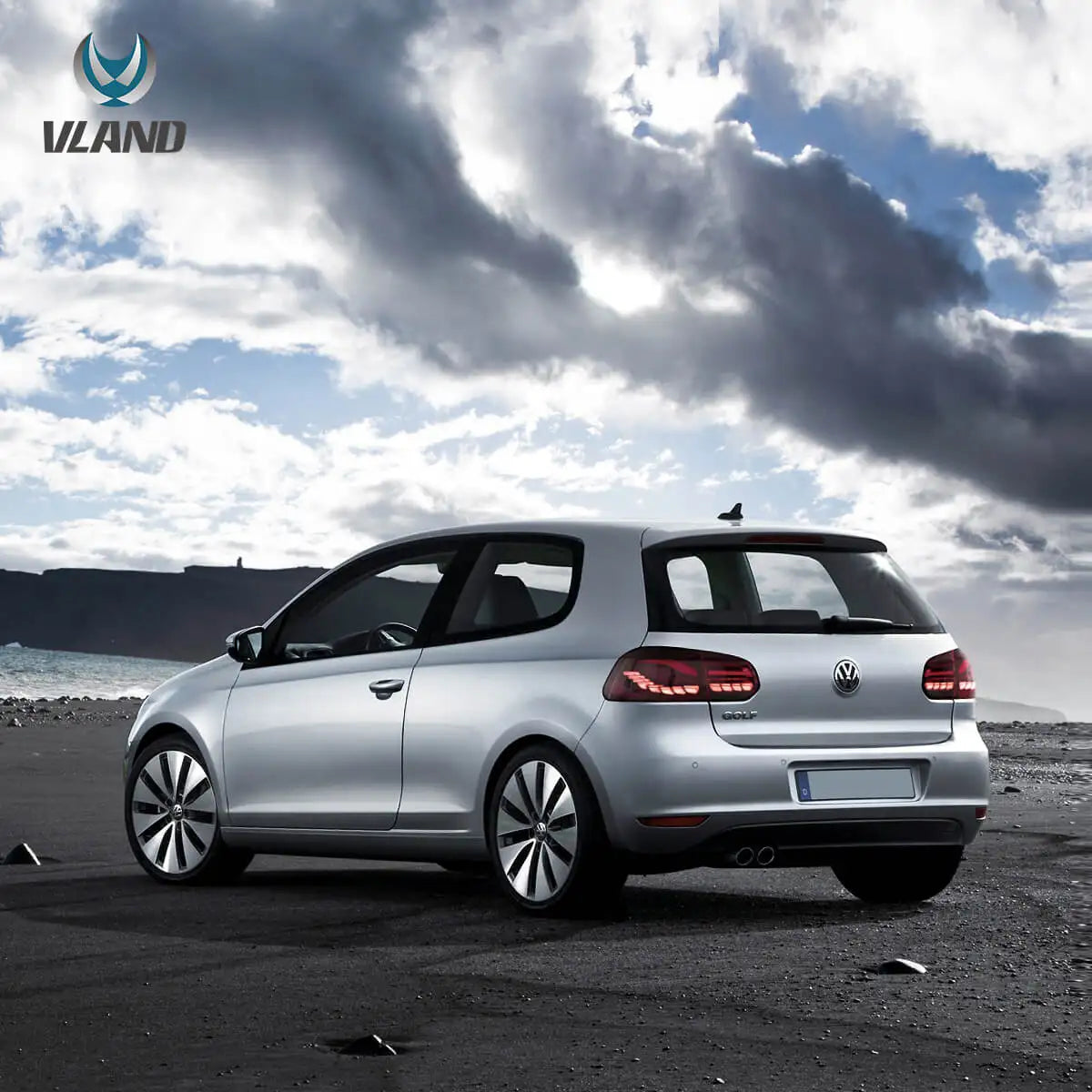 Vland 08-14 Golf 6th Gen Mk6 Hatchback II OLED Tail Lights With Dynamic Welcome Lighting (GTS Style) sayaragear