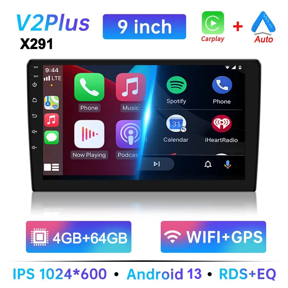 7/9/10 inch Universal Android 13 Car Radio 32G/64G Autoradio android 2 Din car radio GPS BT Central Multimedia Smart car systems sayaragear