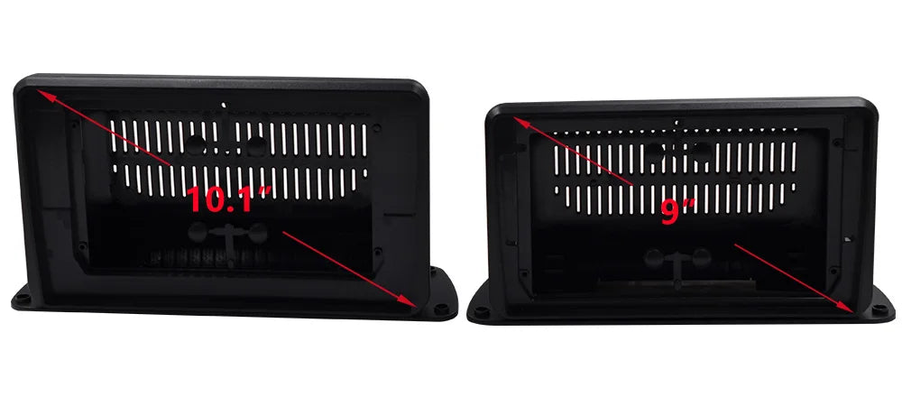 9 or 10.1 inch Universal 2 Double Din Radio Fascia For old Car Truck Motorhome RV Stereo Panel Dash Mounting Frame Trim Kit Face sayaragear