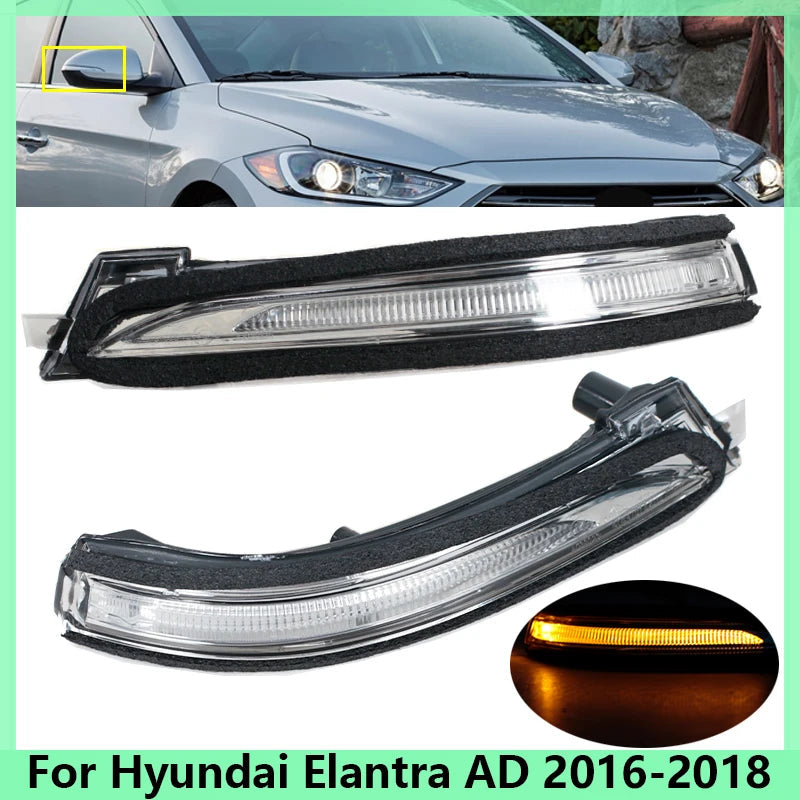 For Hyundai Elantra AD 2016 2017 2018 Rearview Side Mirror Turn Signal lndicator Light Repeater Lamp 87614F2000 87624-F2000 sayaragear