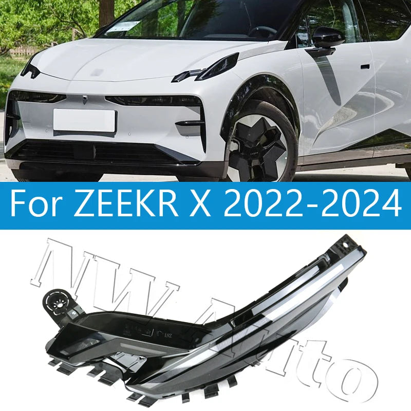 Front Bumper Light Front Fog Light Foglamp Daytime Running Light For ZEEKR X 2022-2024 sayaragear