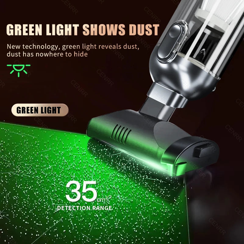 CENRR Car Vacuum Cleaner Mini 998000PA Powerful Cordless Portable Vacuum Cleaner for Home Appliance Handheld Blower Car Cleaner sayaragear