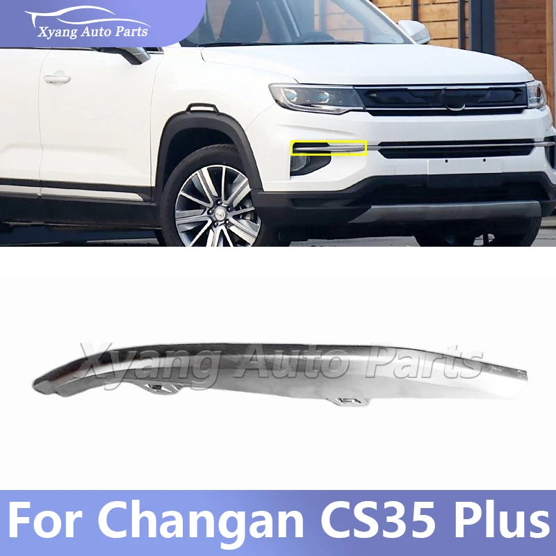 Front Bumper Bright Strips For Changan CS35 Plus Bumper Decorative Bright Strips sayaragear
