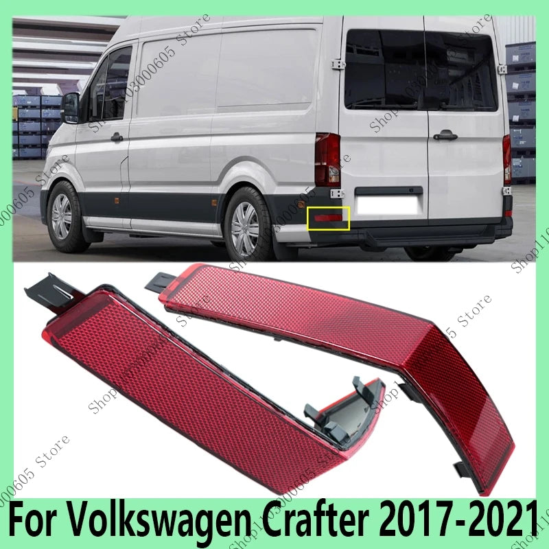 For Volkswagen Crafter 2017-2021 Automobile Accessories Rear Bumper Reflector Signal Light Turn Signal Indicator Light 7C0945106 sayaragear
