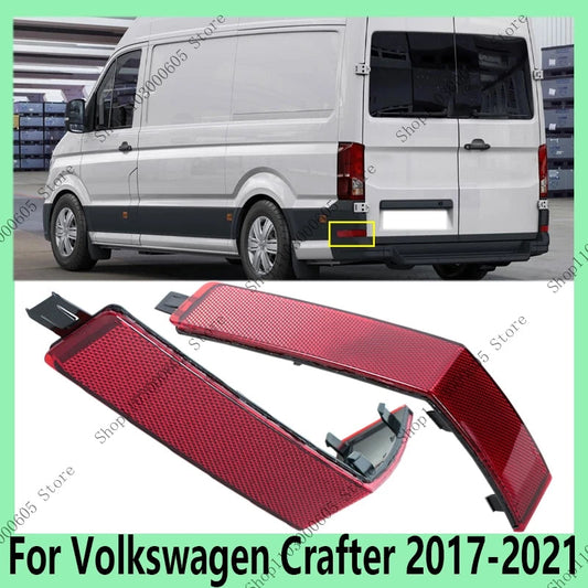 For Volkswagen Crafter 2017-2021 Automobile Accessories Rear Bumper Reflector Signal Light Turn Signal Indicator Light 7C0945106 sayaragear