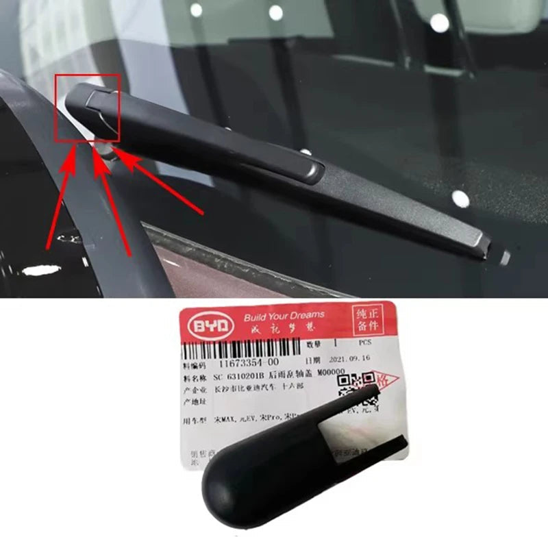 Rear Wiper Arm Cap for BYD SONG YUAN / EV / PRO SONG MAX /MAX-DM/MAX-DMI Dolphin Rear Wiper Plastic Cover 11673354-00 sayaragear