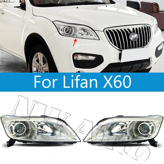 Front Headlight Head Light Headlamp For Lifan X60 2010-2015 Front Bumper  Headlight sayaragear