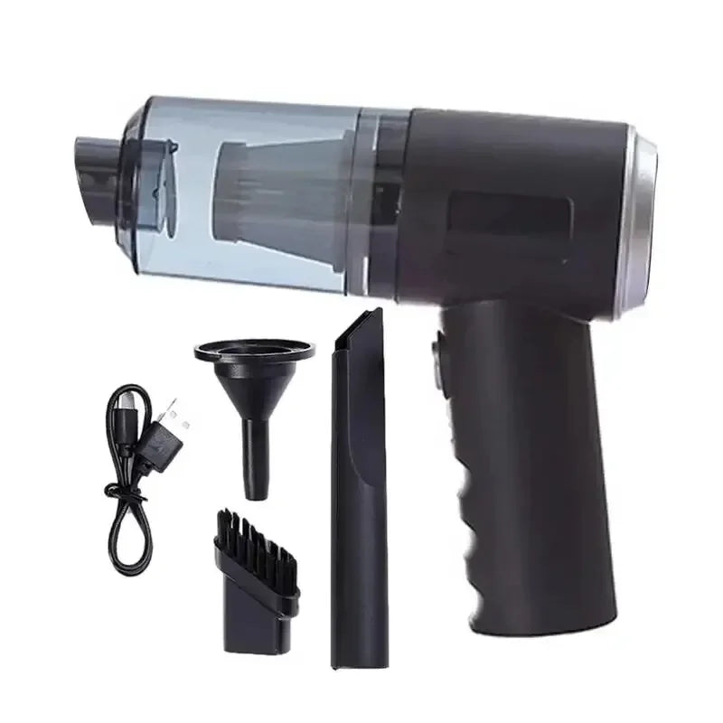 3 In 1 Integrated Suction And Blowing Vacuum Combination Vacuum Cleaner USB Charging Small Car Household Vacuum Cleaner sayaragear