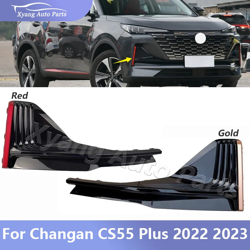 Front Bumper Foglight Frame For Changan CS55 Plus 2022 2023 Fog Lamp Cover Plate Moulding 2803330-AW20 2803330-AW21 sayaragear