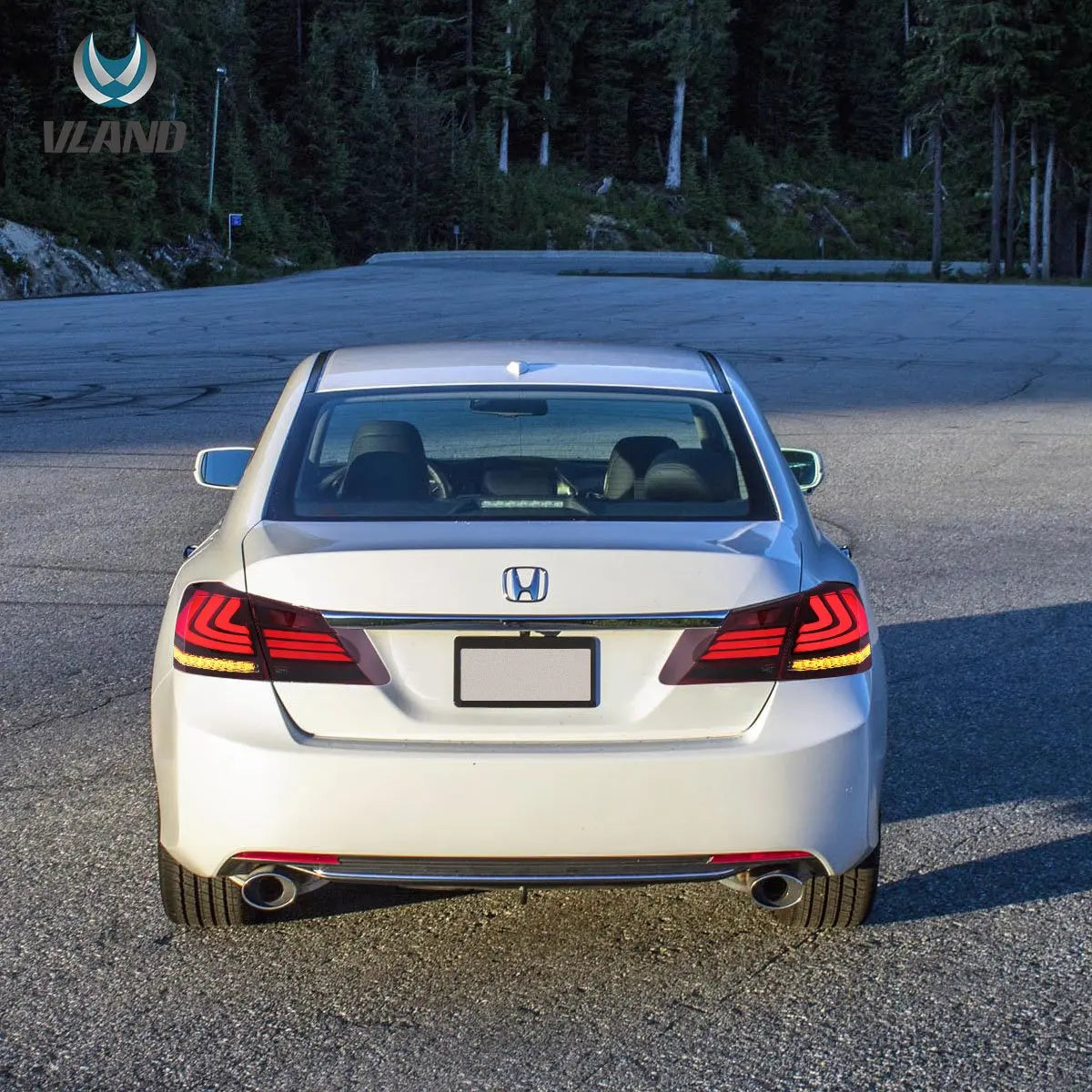 Vland 13-17 Accord 9th Gen Sedan LED Tail Lights With Sequential Turn Signal sayaragear
