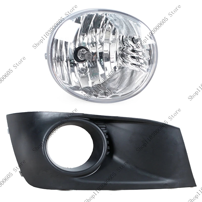 For TOYOTA FORTUNER 2012 2013 2014 Automobile Accessories Front Bumper Fog Lamp Assembly Fog Lamp Protective Cover Anti-Fog Lamp sayaragear