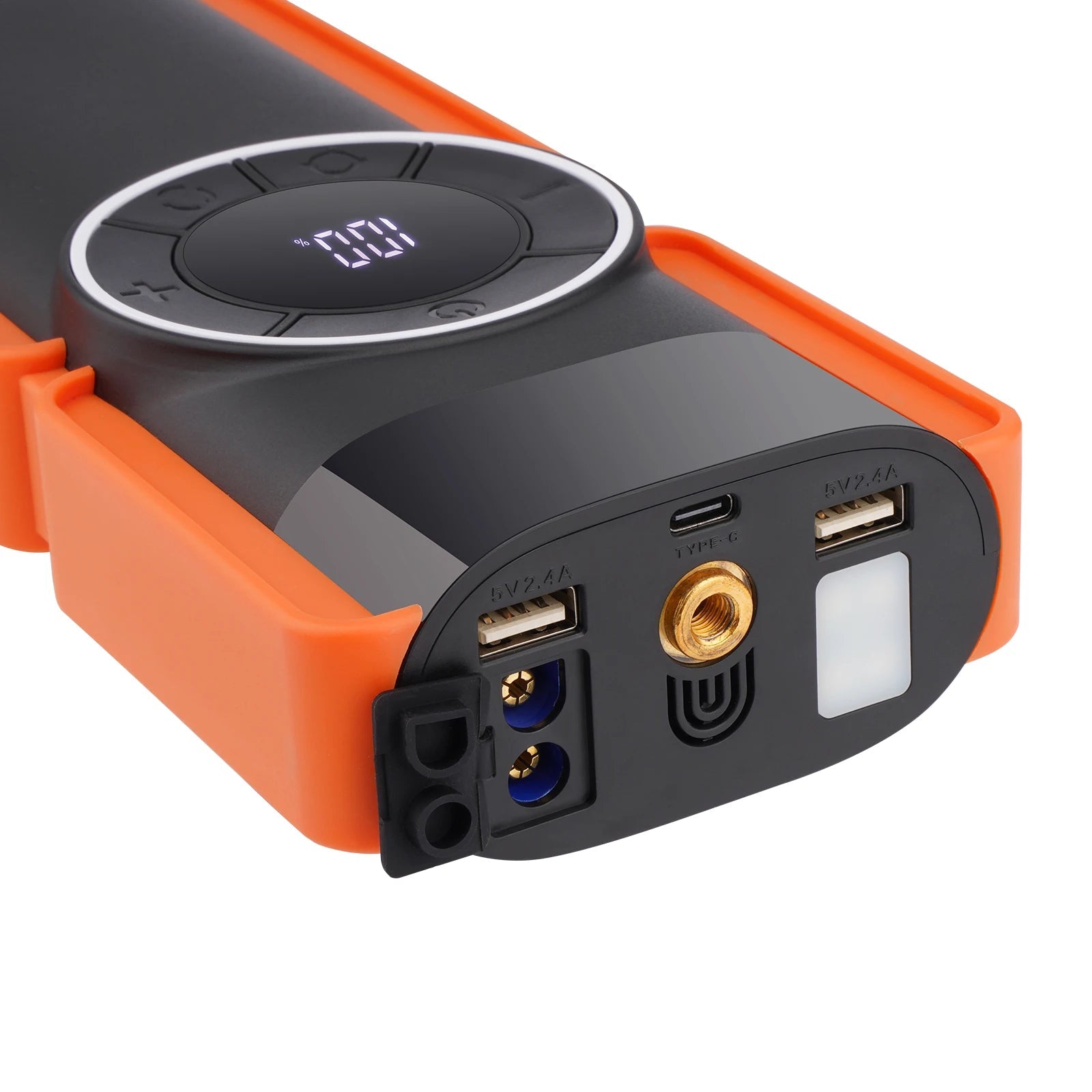 GKFLY Jump Starter 4 in 1 Pump Air Compressor 4000A Power Bank 12V Digital Tire Inflator 150PSI Emergency Battery Booster sayaragear