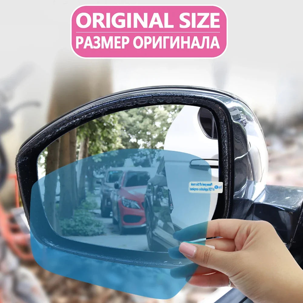 Car Rearview Mirror Film for Mercedes-Benz GLK-Class X204 2009-2015 2010 2011 2012 2013 Anti Fog Rainproof Sticker Accessories sayaragear