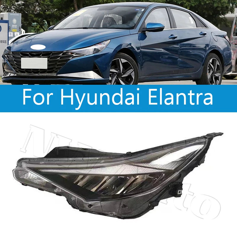 For Hyundai Elantra Headlight Assembly Front Lighting Front Headlight DaytimeRunning Light Turn Signal 92101BU000 92102-BU000 sayaragear