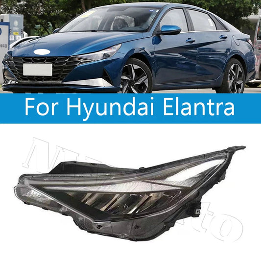 For Hyundai Elantra Headlight Assembly Front Lighting Front Headlight DaytimeRunning Light Turn Signal 92101BU000 92102-BU000 sayaragear