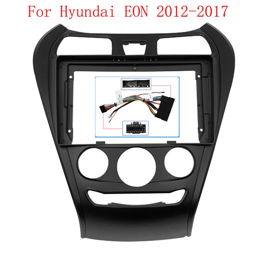 Car Frame Fascia Adapter Android Big Screen Radio Fitting Panel Kit For Hyundai EON 2012 2013 2014 2015 2016 2017 9 inch sayaragear