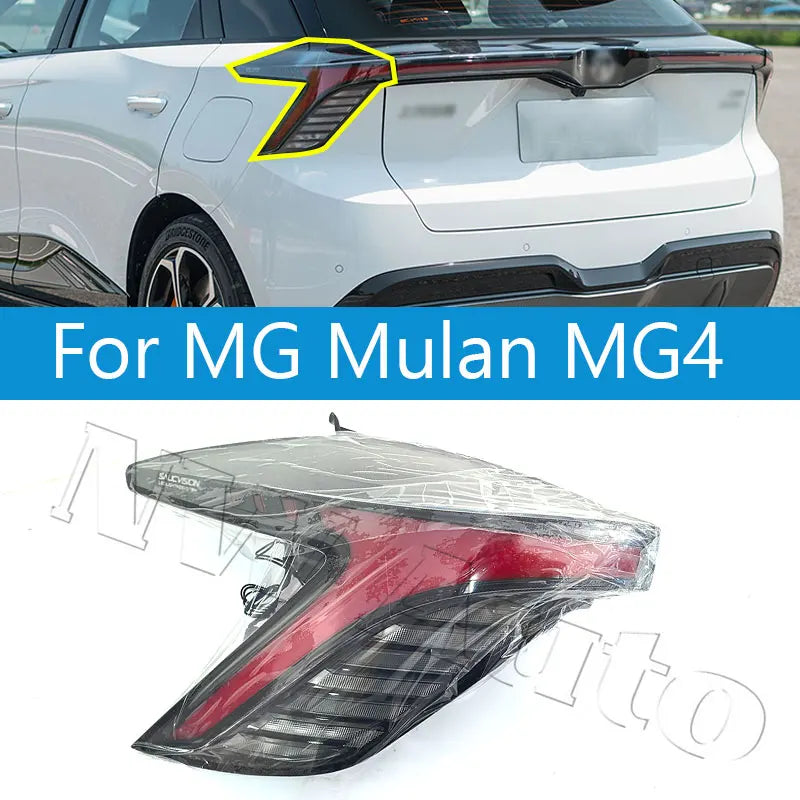 6 Pin Rear Light Taillight For MG Mulan MG4 EV 2022 2023 2024 Rear Bumper Light Tail Lamp sayaragear