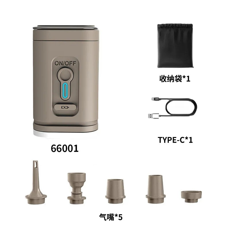 YIJU Wireless Inflation Pump Portable Outdoor Mini Air Compressor Air Cushion Bed Swim ring Multi function Air Pump sayaragear