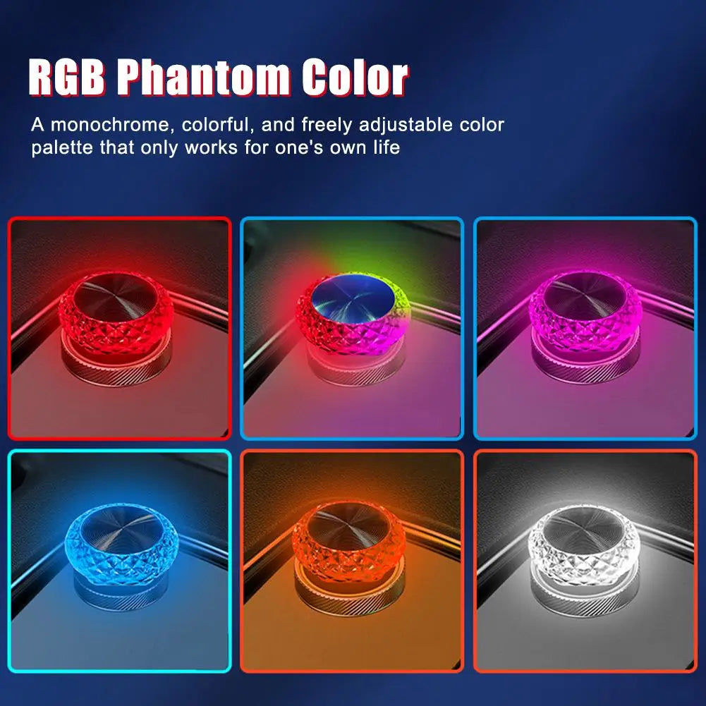 Portable Car USB Ambient Light Mini LED Decorative Atmosphere Lamps For Auto Interior Environment Light Computer Light Plug Play sayaragear