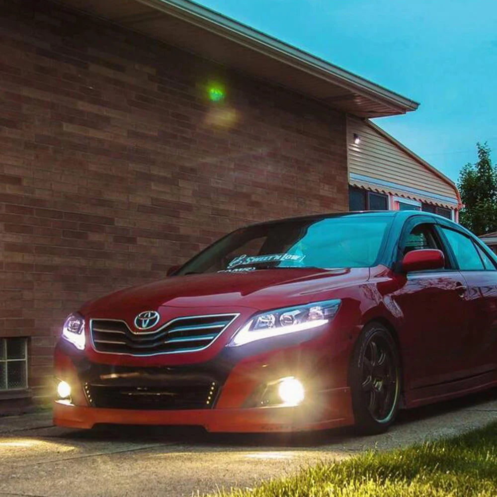 VLANDFOR TOYOTA CAMRY 2009-2011 HEAD LAMP(USA TYPE) Headlights DRL Day Running Light LED Fog Lights Car Accessory Head Lamp sayaragear